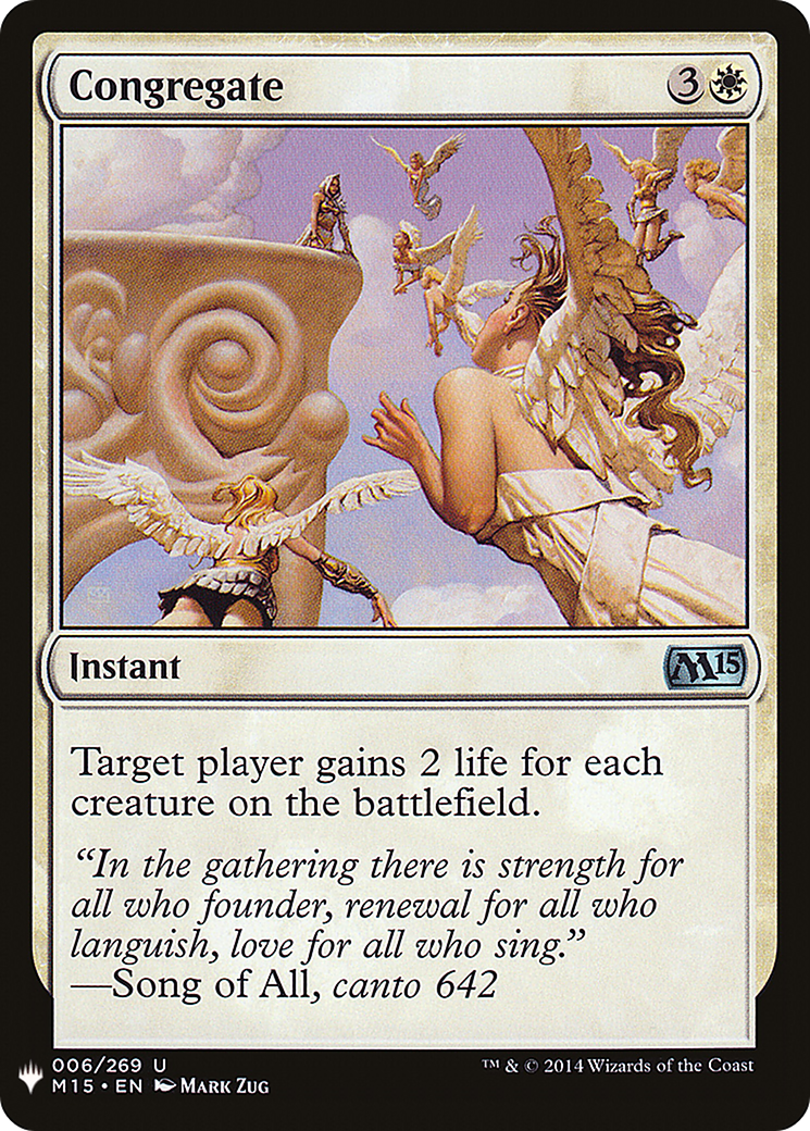 {C} Congregate [Mystery Booster][LS M15 006]