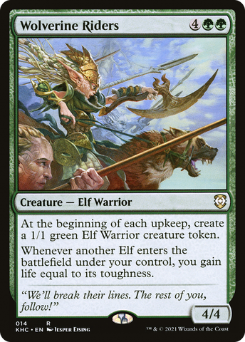 {R} Wolverine Riders [Kaldheim Commander][KHC 014]