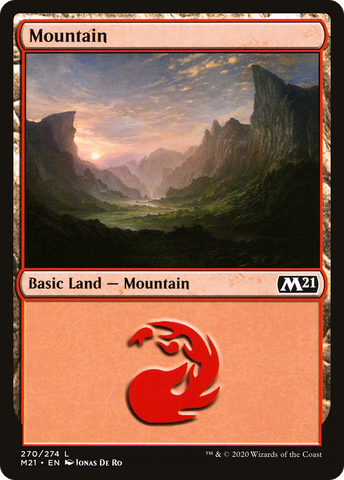 {B}[M21 270] Mountain (270) [Core Set 2021]