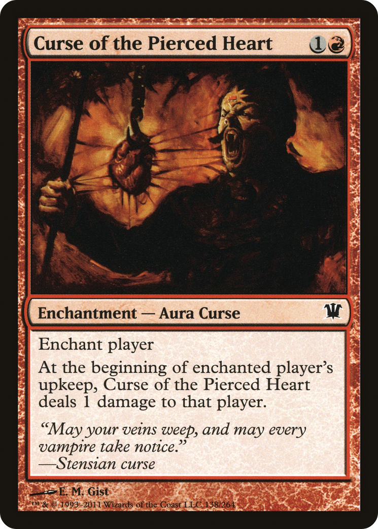 {C} Curse of the Pierced Heart [Innistrad][ISD 138]