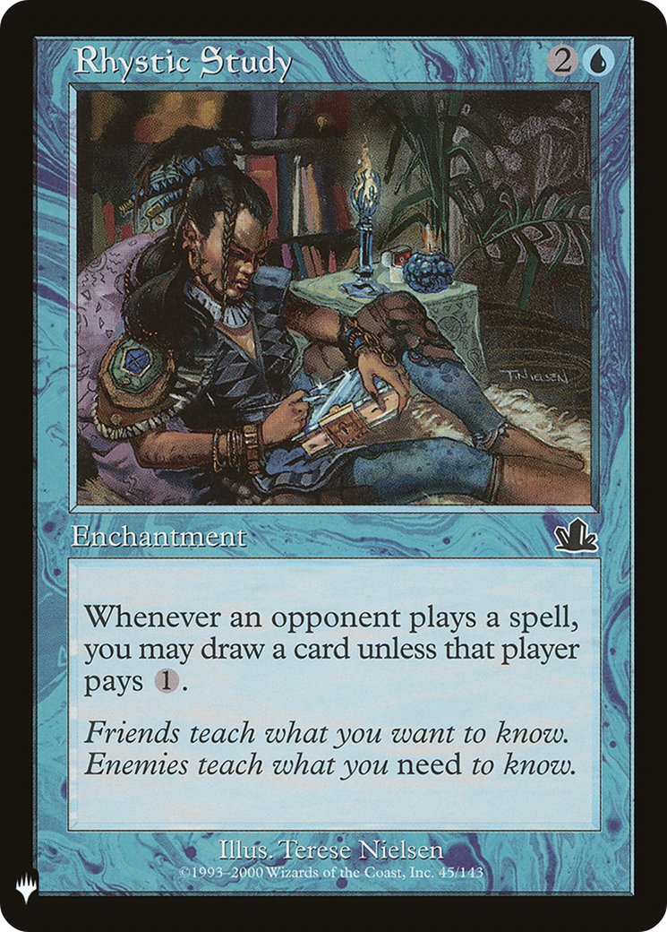 {C} Rhystic Study [Mystery Booster][LS PCY 045] - Misty Mountain Games