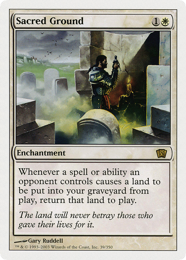 {R} Sacred Ground [Eighth Edition][8ED 039]