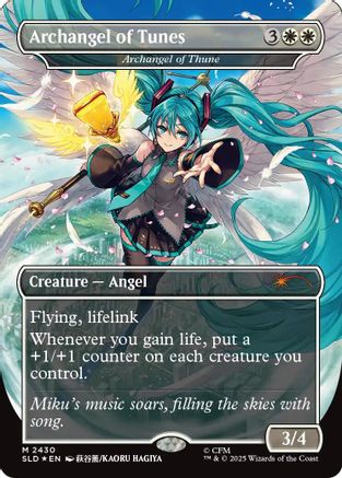 {R} Archangel of Thune - Archangel of Tunes  (Foil) [Secret Lair Drop Series] [SLD 2430]