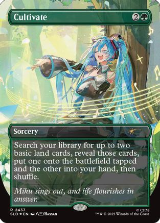 {R} Cultivate (2437) (Foil) [Secret Lair Drop Series] [SLD 2437]