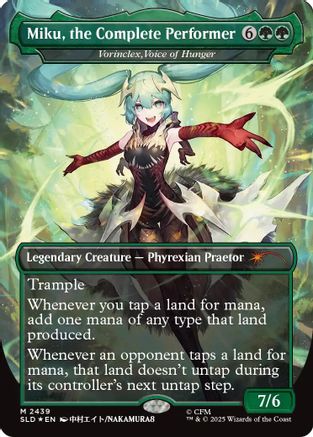 {R} Vorinclex, Voice of Hunger - Miku, the Complete Performer (Foil) [Secret Lair Drop Series] [SLD 2439]