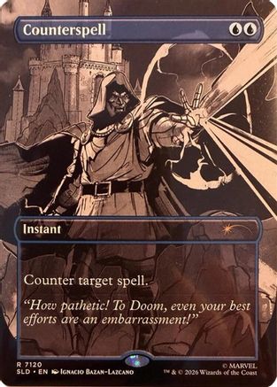 {R} Counterspell (7120) [Secret Lair Drop Series] [SLD 7120]