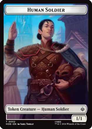 {@@HOB C} Human Soldier // Treasure (0012) Double-Sided Token [The Hobbit] [HOB 2 // 12]