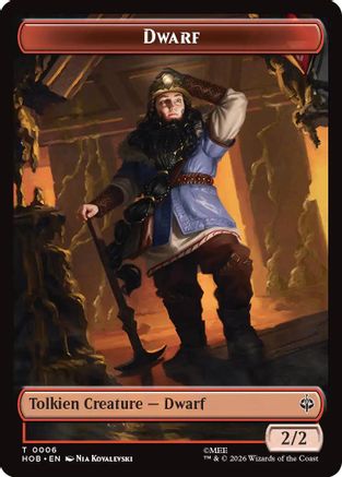 {@@HOB C} Dwarf // Enduring Story Double-Sided Token [The Hobbit] [HOB 6 // 14]