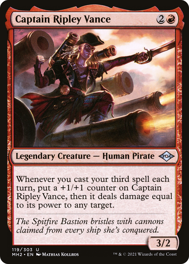 {C} Captain Ripley Vance (Foil) [Modern Horizons 2] [MH2 119]