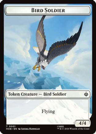 {@@HOB C} Bird Soldier // Axe Double-Sided Token (Foil) [The Hobbit] [HOB 1 // 10]