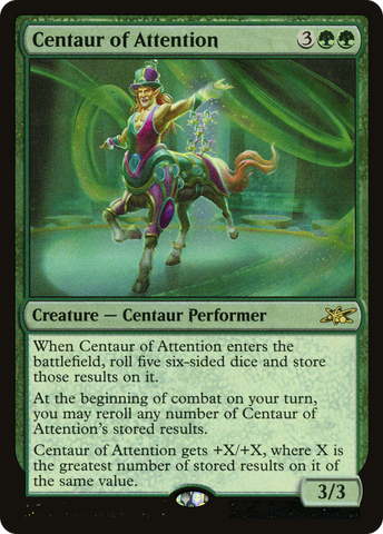 {R} Centaur of Attention (Galaxy Foil) [Unfinity][UNF 418]