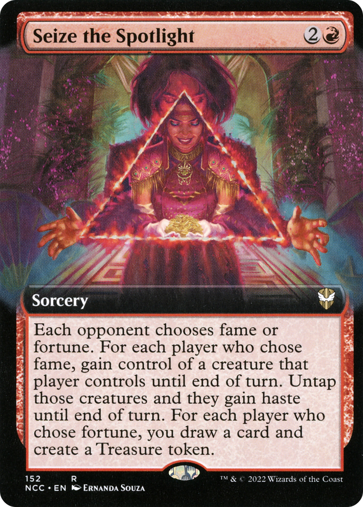 {R} Seize the Spotlight (Extended Art) [Streets of New Capenna Commander][NCC 152]