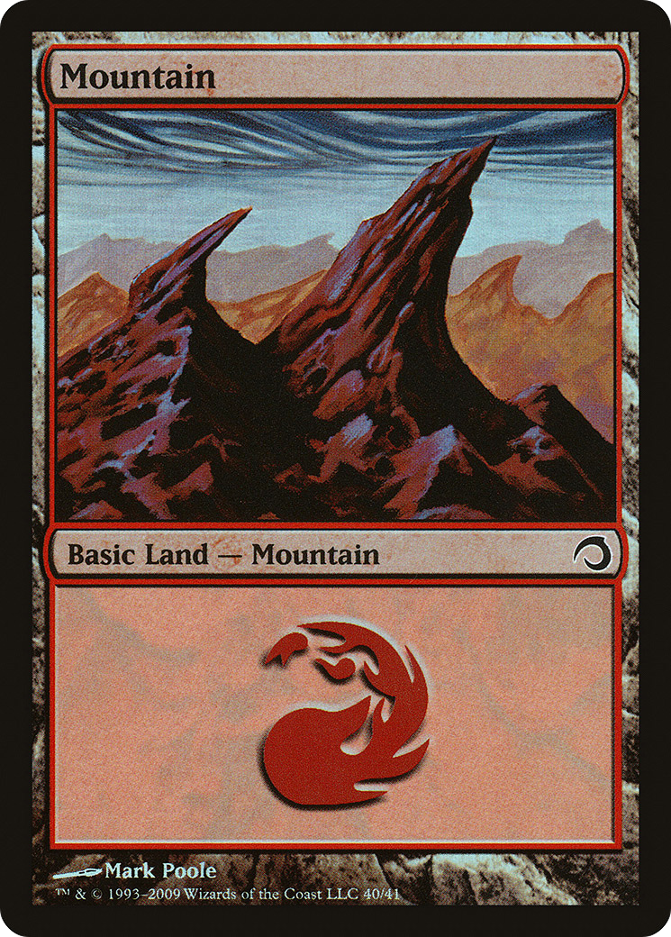 {B}[H09 040] Mountain (40) [Premium Deck Series: Slivers]