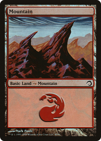{B}[H09 040] Mountain (40) [Premium Deck Series: Slivers]