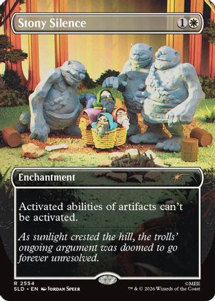 {R} Stony Silence (Foil) [Secret Lair Drop Series] [SLD 2554]