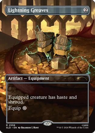 {R} Lightning Greaves (2558) (Foil) [Secret Lair Drop Series] [SLD 2558]