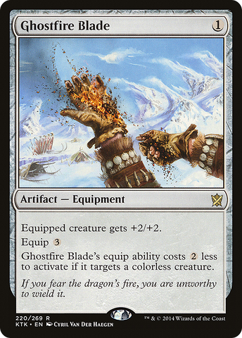 {R} Ghostfire Blade [Khans of Tarkir][KTK 220]