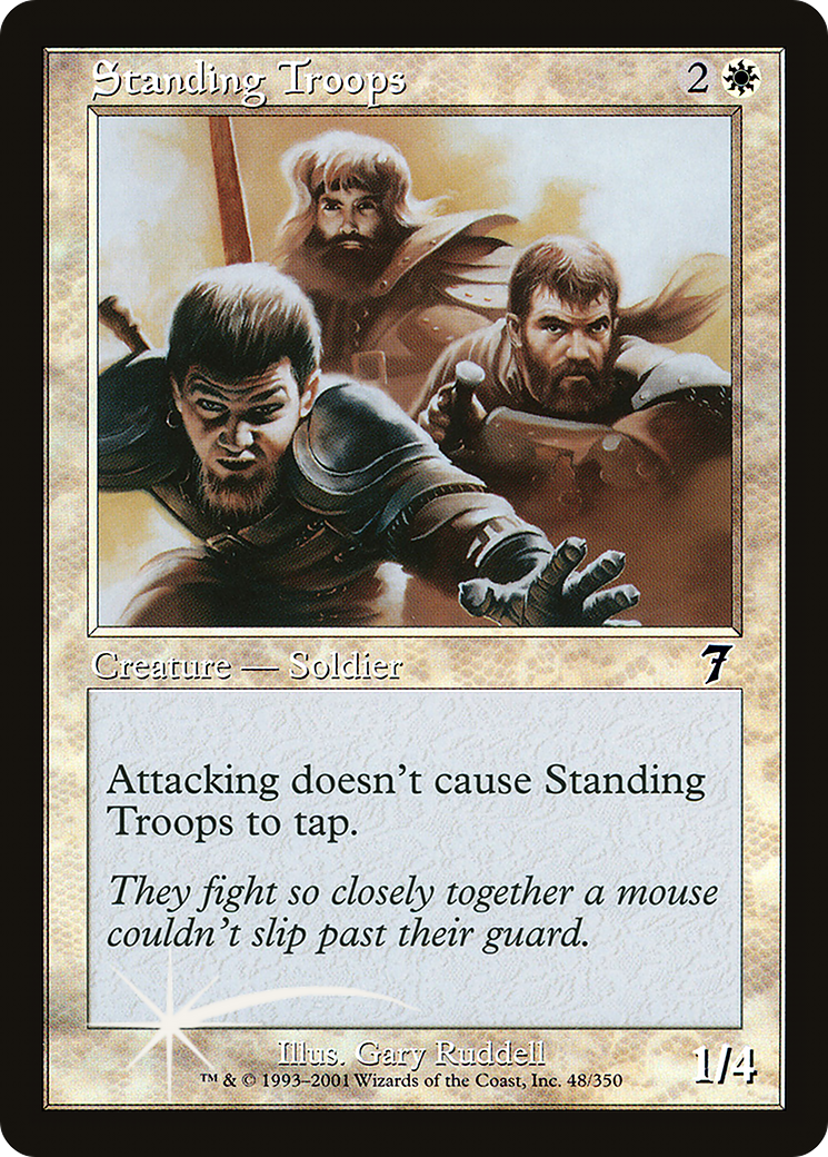 {C} Standing Troops [Seventh Edition][7ED 048]