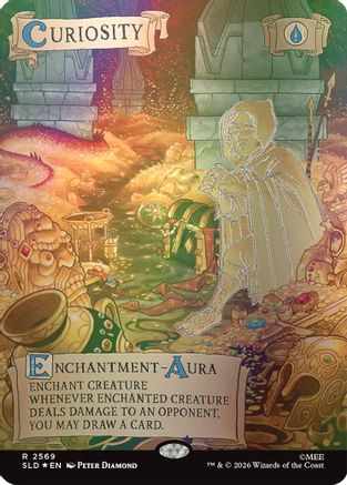 {R} Curiosity (2569) (Out Of Sight Foil) (Foil) [Secret Lair Drop Series] [SLD 2569]