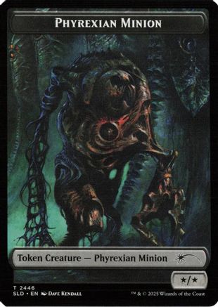 {C} Phyrexian Minion (SLD) // Pegasus (KHC) Double-sided Token [Secret Lair Drop Series] [SLD 2446 // 3]