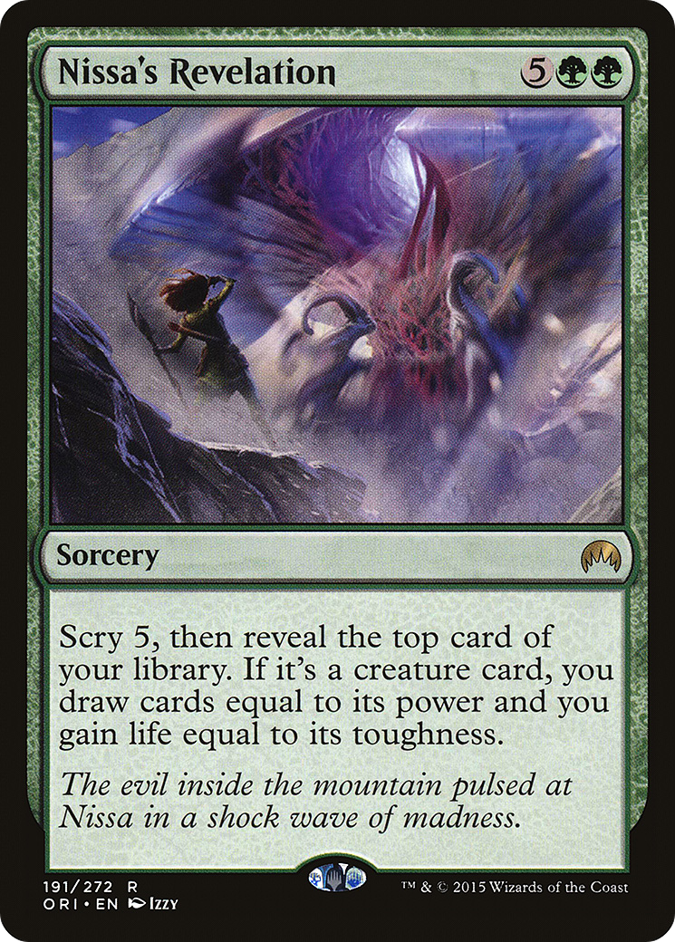 {R} Nissa's Revelation [Magic Origins][ORI 191]