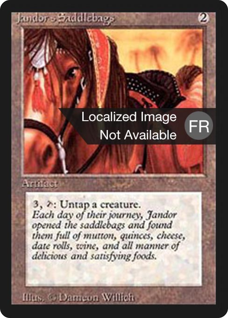 {F} Jandor's Saddlebags [Foreign Black Border][FBB 3ED 257]