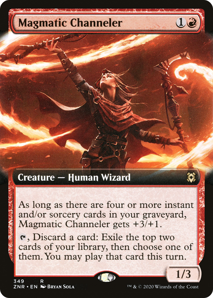 {R} Magmatic Channeler (Extended Art) [Zendikar Rising][ZNR 349]