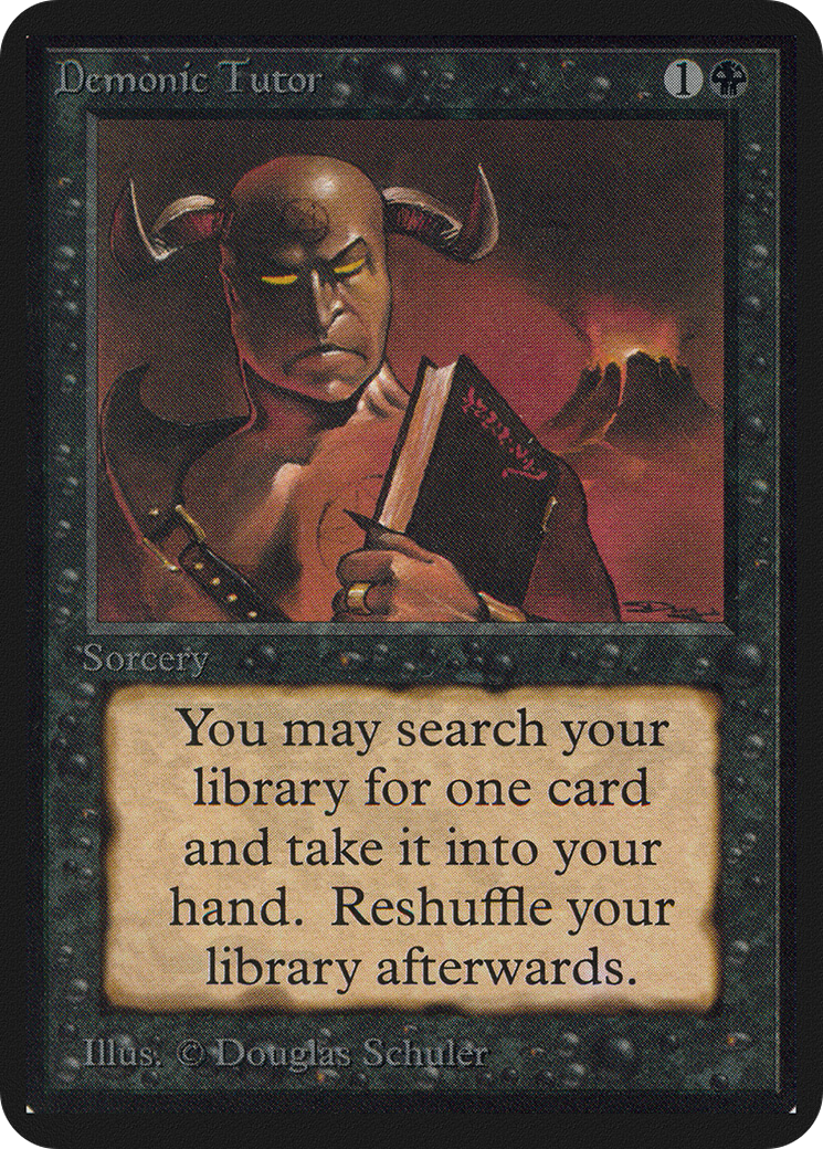 {C} Demonic Tutor [Alpha Edition][LEA 104]