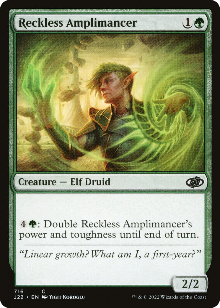 {C} Reckless Amplimancer [Jumpstart 2022][J22 716]