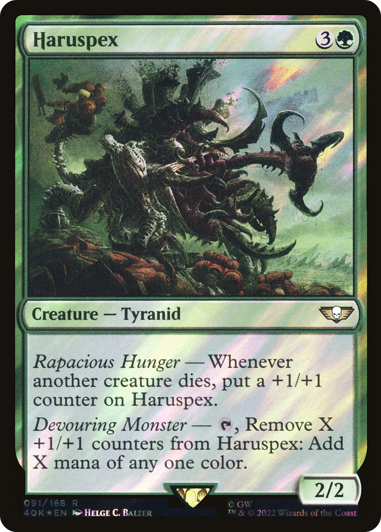 {R} Haruspex (Surge Foil) [Universes Beyond: Warhammer 40,000][SF 40K 091]
