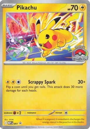 [PKM] Pikachu (093) [ME Mega Evolution Promo]
