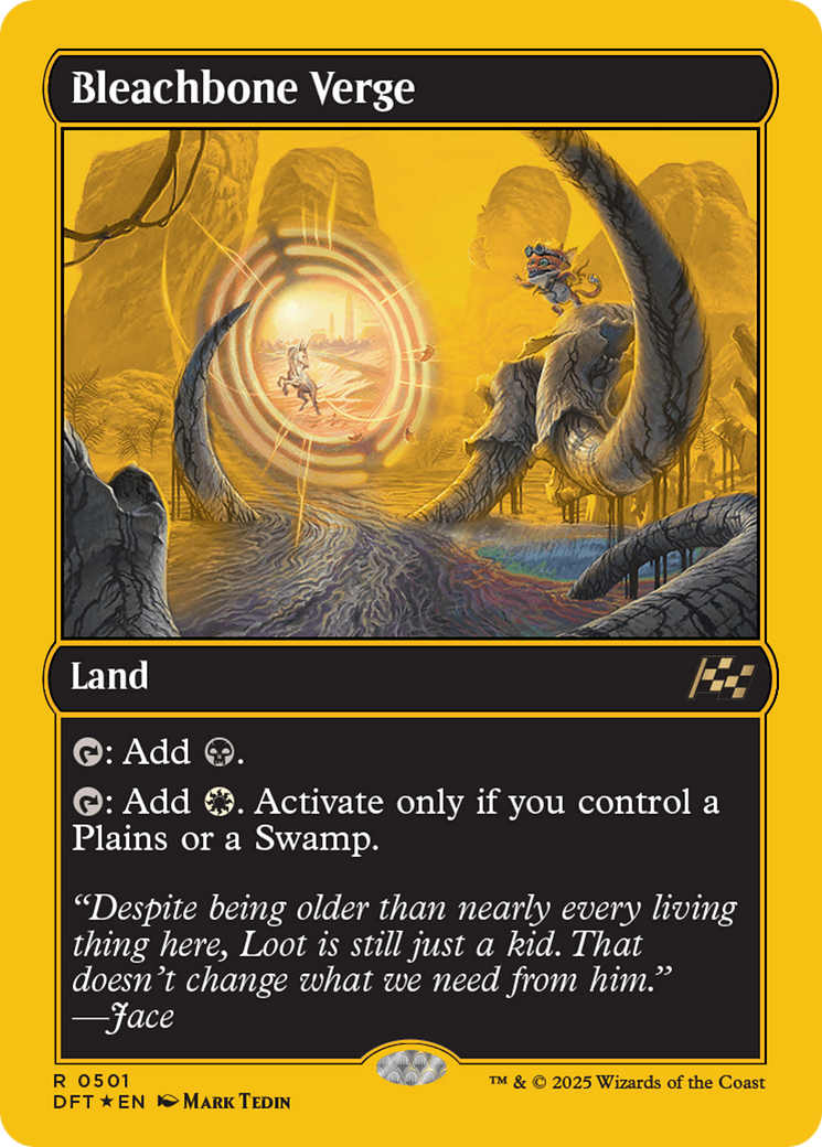 {@R} Bleachbone Verge (First-Place Foil) [Aetherdrift][DFT 501]
