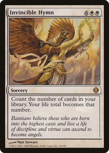 {R} Invincible Hymn [Shards of Alara][ALA 014]