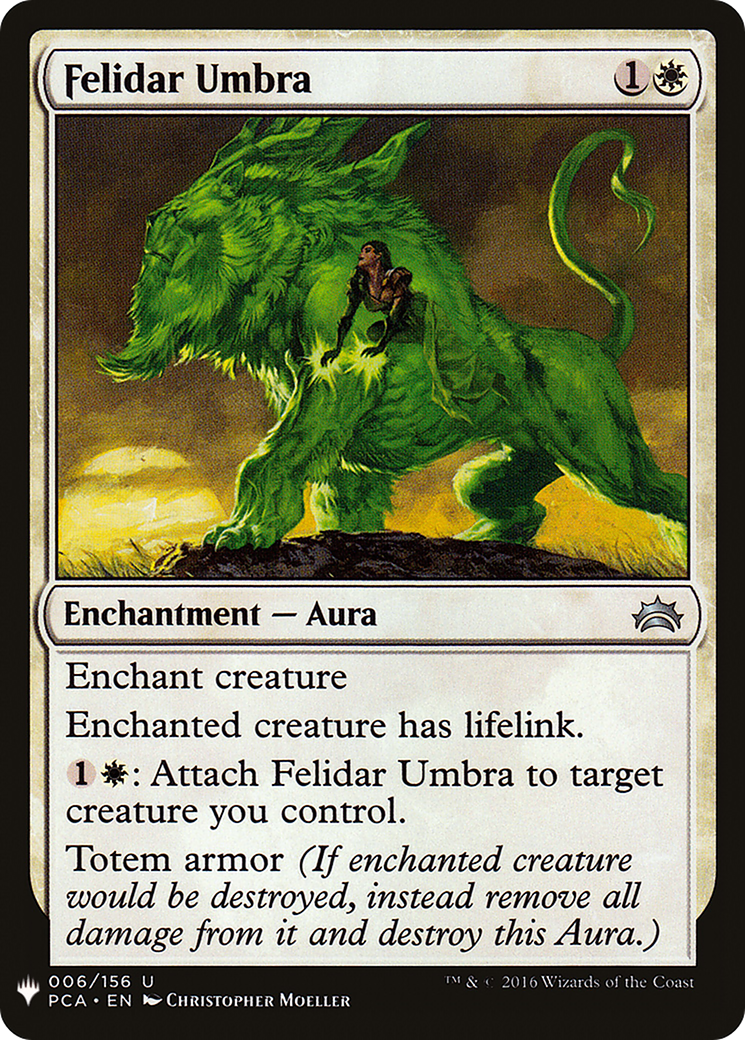 {C} Felidar Umbra [Mystery Booster][LS PCA 006]