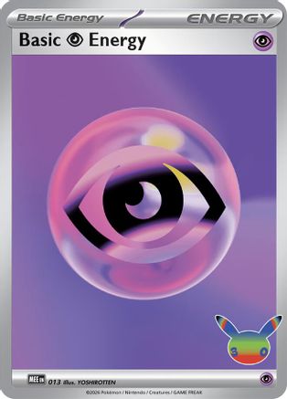 [PKM] Basic Psychic Energy (30th Celebration) (013) Holofoil [MEE Mega Evolution Energies]