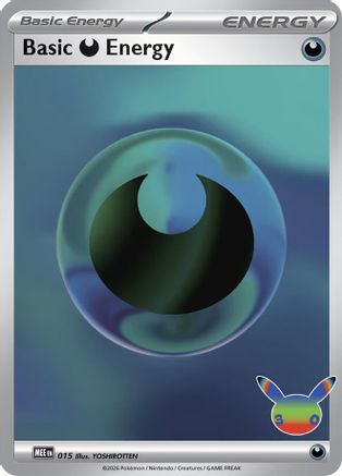[PKM] Basic Darkness Energy (30th Celebration) (015) Holofoil [MEE Mega Evolution Energies]