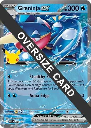 [PKM] Greninja ex (30th Celebration) (099) Holofoil [Jumbo Cards]