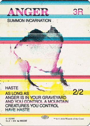 {C} Anger (0296) [Secret Lair x MSCHF The Zeta Set] [SLZ 296]