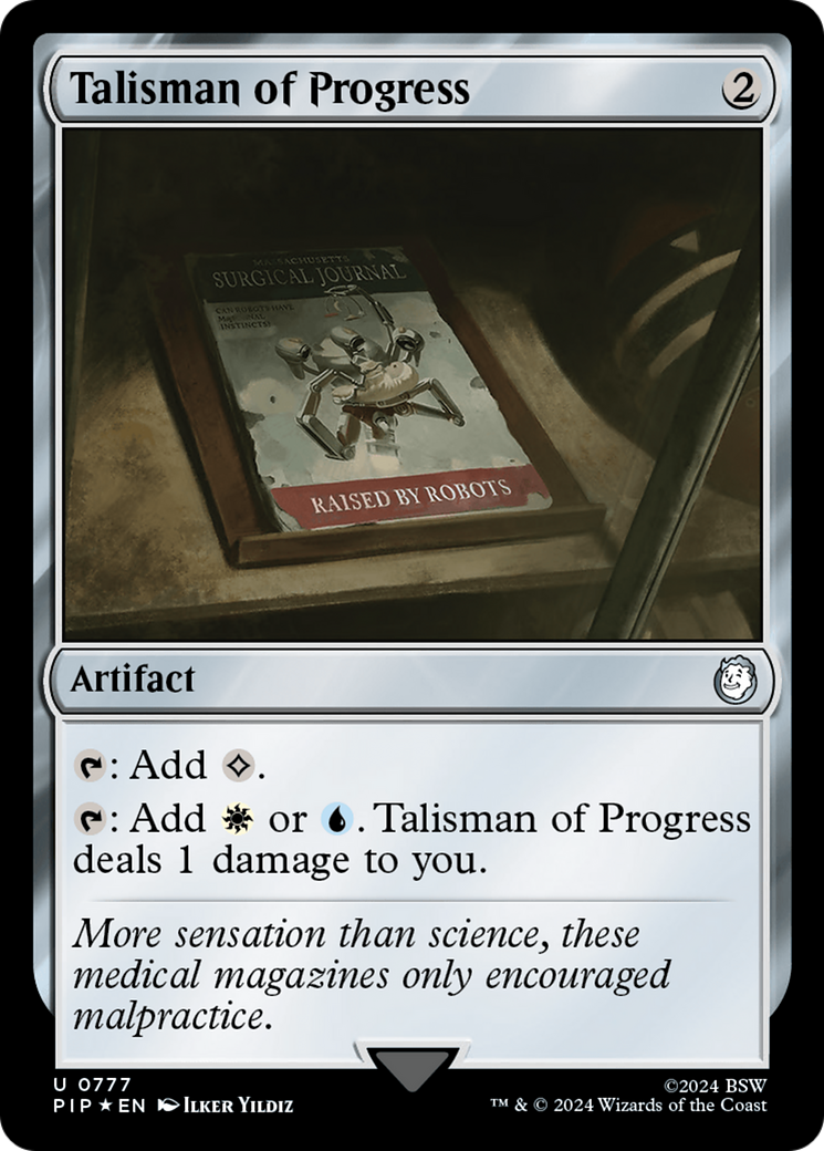 {C} Talisman of Progress (Surge Foil) [Fallout][PIP 777]
