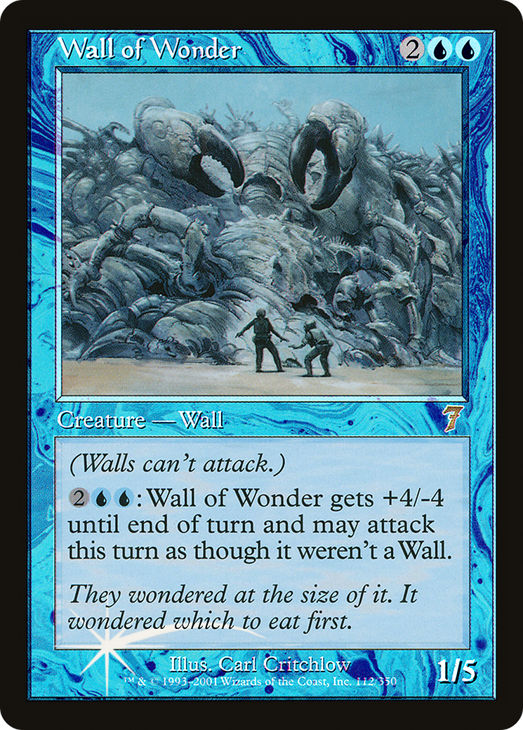 {R} Wall of Wonder [Seventh Edition][7ED 112]