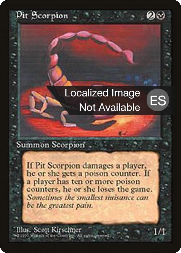 {F} Pit Scorpion [Fourth Edition (Foreign Black Border)][FBB 4ED 153]