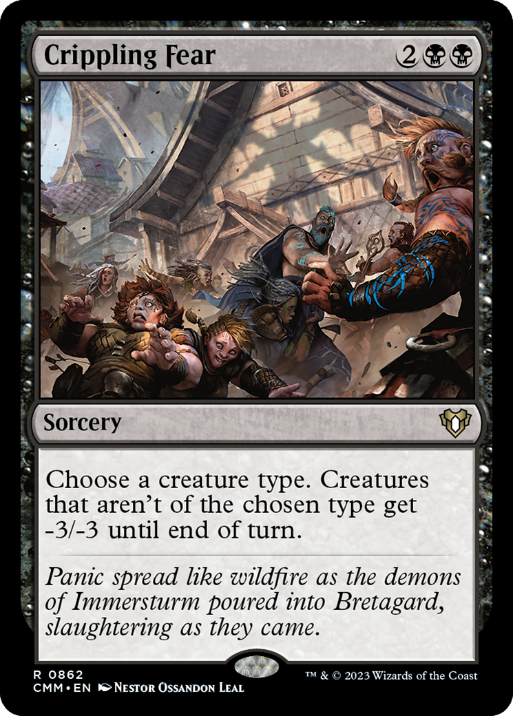 {R} Crippling Fear [Commander Masters][CMM 862]