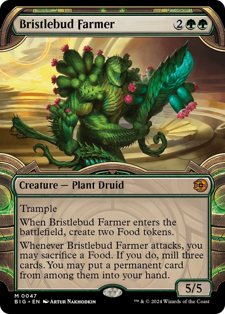 {@R} Bristlebud Farmer (Showcase) [Outlaws of Thunder Junction: The Big Score][BIG 047]