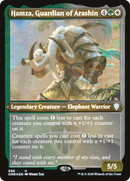 {C} Hamza, Guardian of Arashin (Etched) [Commander Legends][CMR 598]