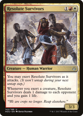 {C} Resolute Survivors [Hour of Devastation][HOU 142]