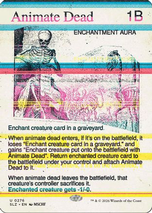 {C} Animate Dead (0276) [Secret Lair x MSCHF The Zeta Set] [SLZ 276]
