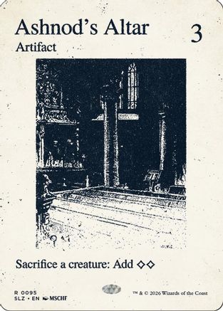 {R} Ashnod's Altar (0095) [Secret Lair x MSCHF The Zeta Set] [SLZ 095]