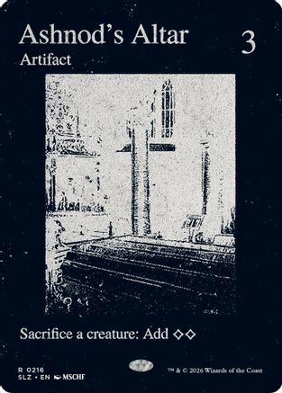 {R} Ashnod's Altar (0216) [Secret Lair x MSCHF The Zeta Set] [SLZ 216]