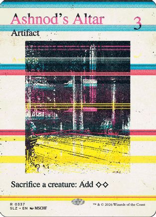 {R} Ashnod's Altar (0337) [Secret Lair x MSCHF The Zeta Set] [SLZ 337]