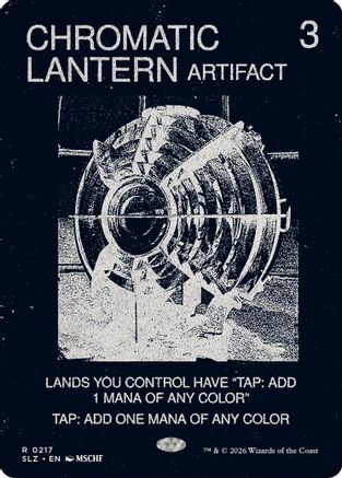 {R} Chromatic Lantern (0217) [Secret Lair x MSCHF The Zeta Set] [SLZ 217]